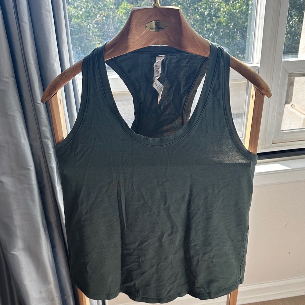 Lululemon Athletica Dark Green Tank Top